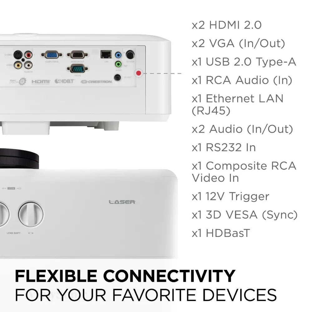 ViewSonic LS921WU Short Throw Golf Simulator Projector - 6000lm