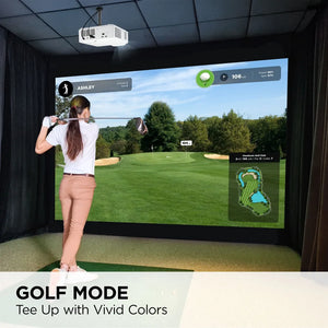 ViewSonic LS741HD Golf Simulator Projector – 5000 Lumens | Laser | 1080p