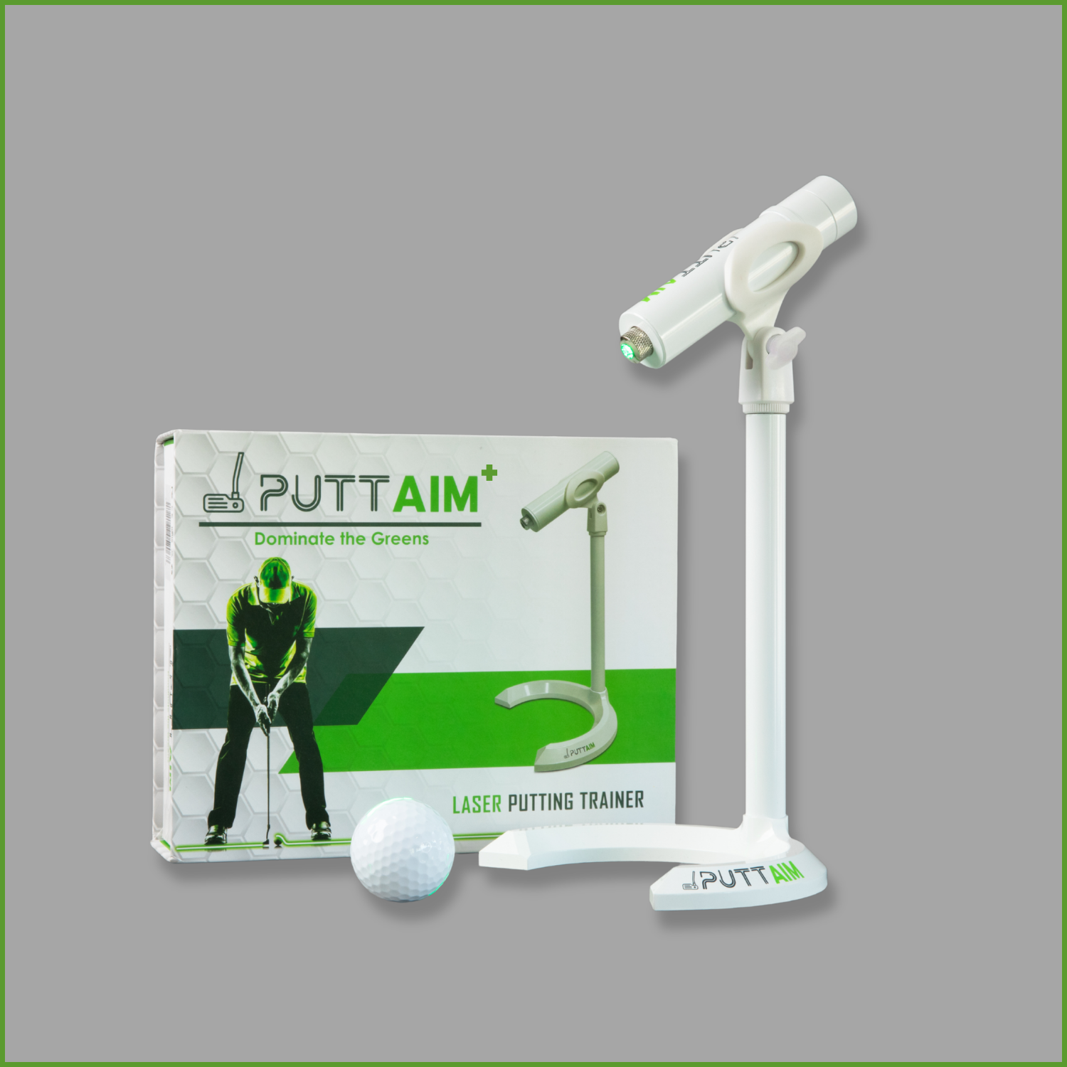 PuttAIM Plus: Laser Golf Putting Alignment Trainer