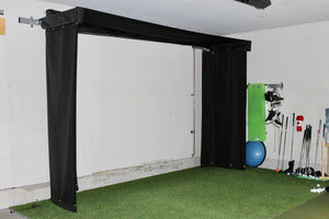 Retractable Golf Simulator Hybrid Enclosure - The SportScreen VANISH LITE