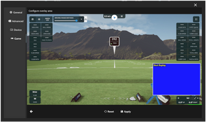 VTrack Golf Simulator Launch Monitor - Overhead