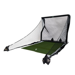 The Net Return Home & Mini Golf Package | Complete Practice Setup with Side Barriers & Turf Choice