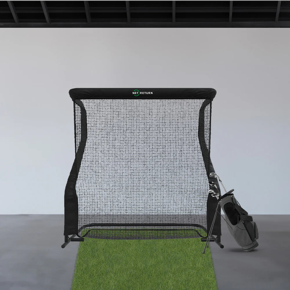The Net Return Home & Mini Golf Package | Complete Practice Setup with Side Barriers & Turf Choice