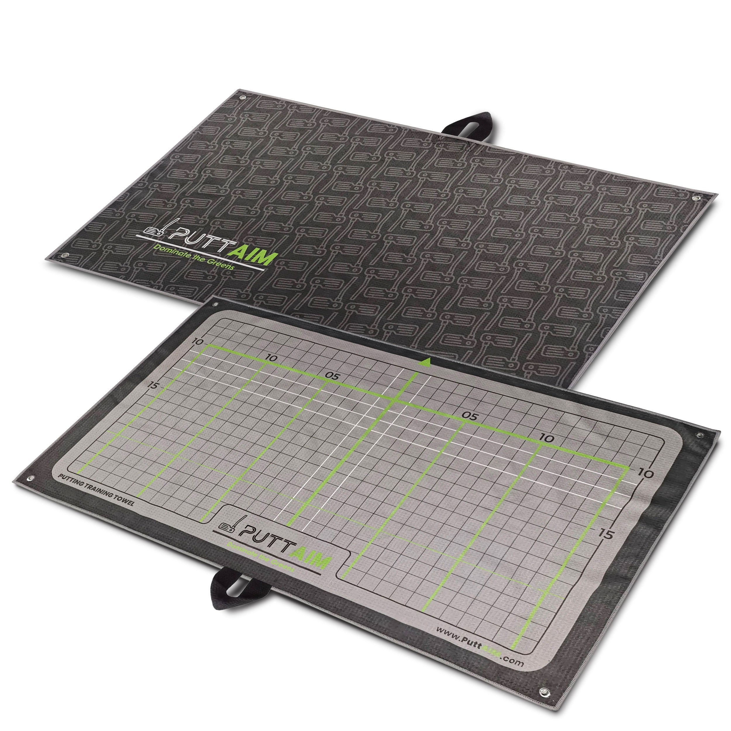 PuttAIM Training Towel – Golf Putting Alignment & Cleaning Towel