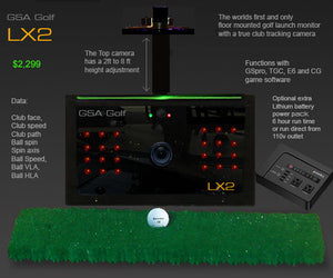 GSA Golf VisTrak LX2 Launch Monitor