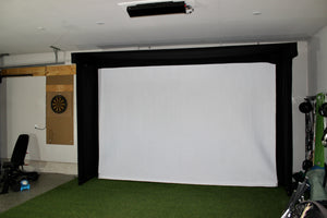 Retractable Golf Simulator Hybrid Enclosure - The SportScreen VANISH LITE