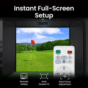 BenQ AH700ST Golf Simulator Laser Projector | 4000 Lumen 1080P Short-Throw