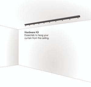 Carl’s Place Golf Simulator Curtain + Ceiling Mount Hardware Kit
