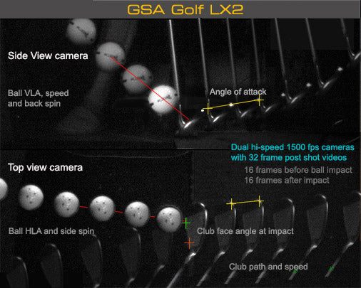 GSA Golf VisTrak LX2 Launch Monitor