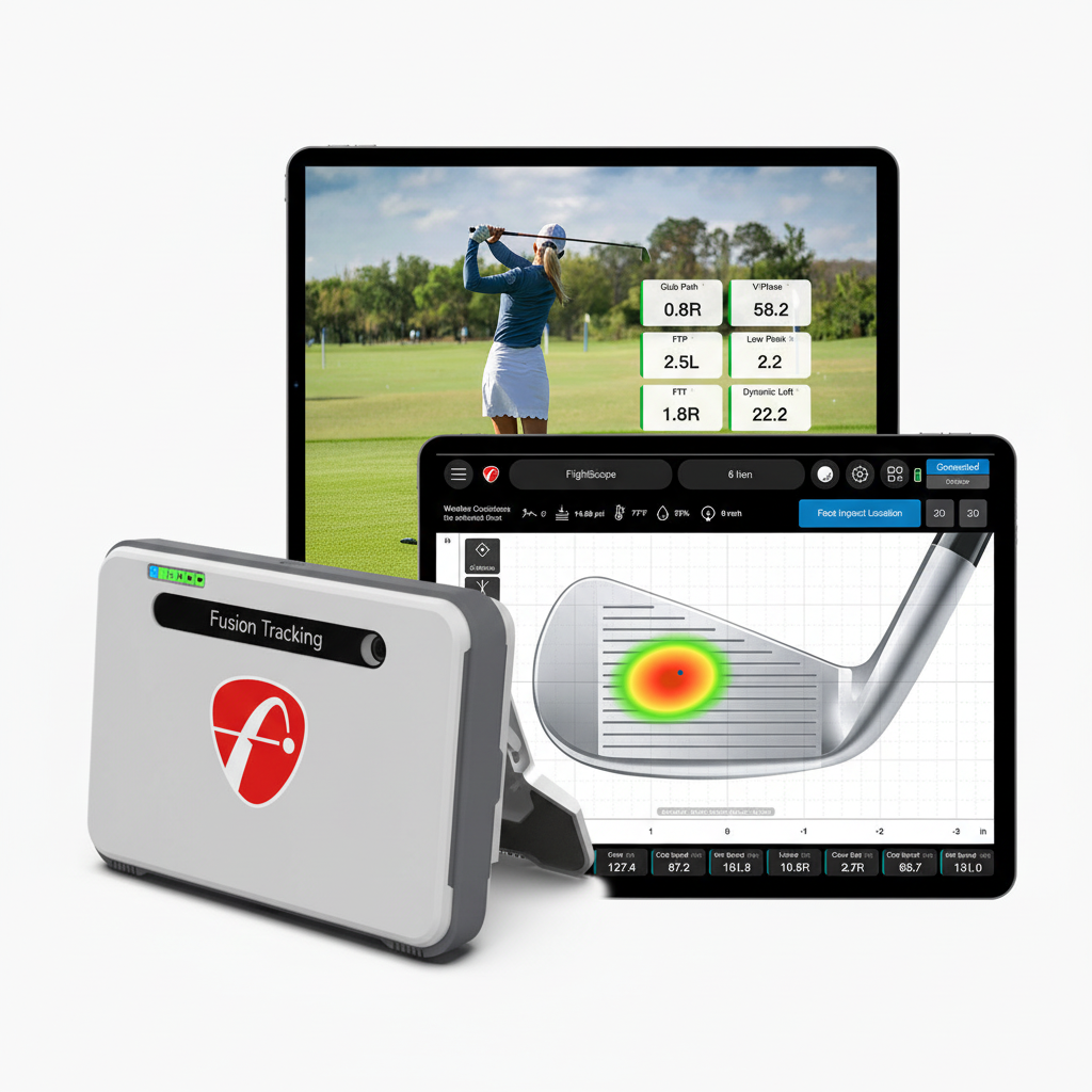 FlightScope Mevo+ with Pro Package & Face Impact Location - Bundle