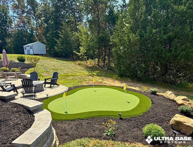 Players Series Kiawah Modular Putting Green Kit | XGrass Ultra Base | 15' x 17'
