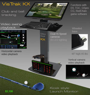 GSA Golf VisTrak KX Launch Monitor
