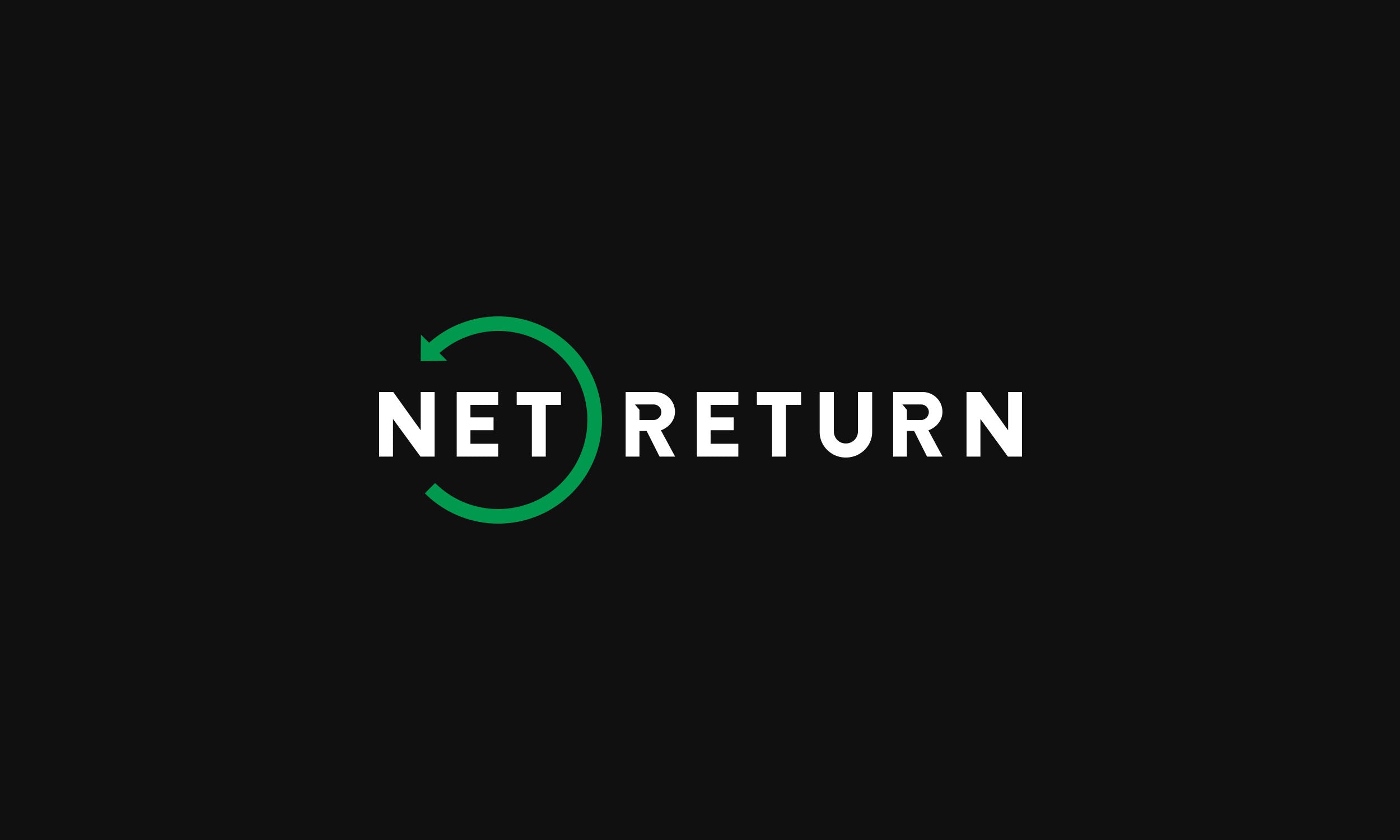 Net Return logo on a black background