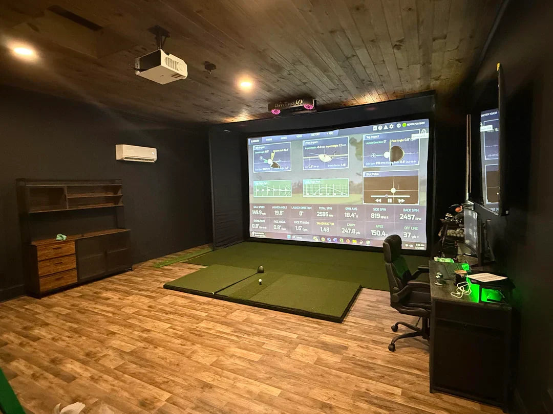 Golf Simulator Projector Distance from Screen: Complete Setup & Placement Guide (2025)
