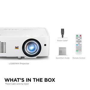 LS560WH viewsonic golf simulator projector included with purchase