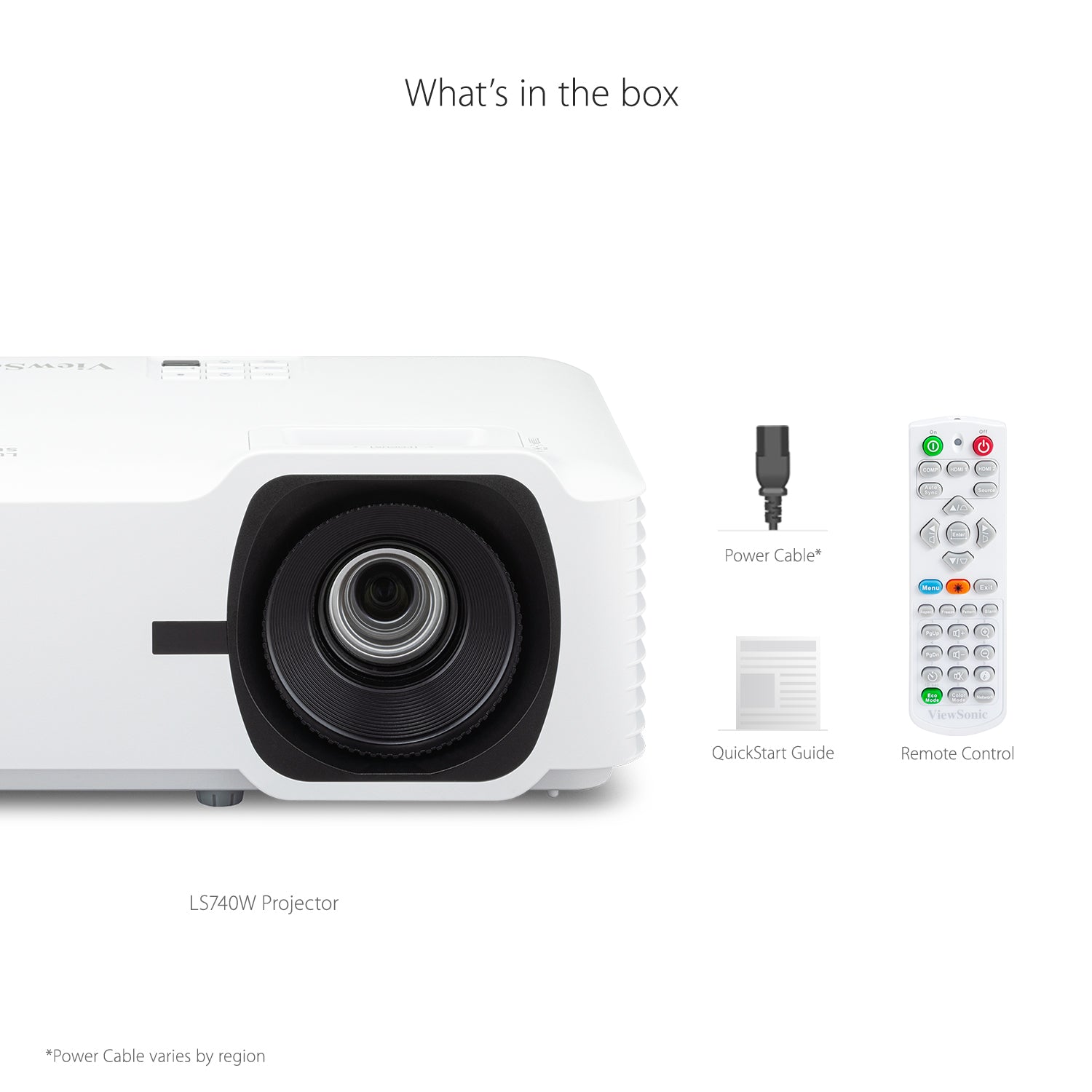 ViewSonic LS740W - Laser WXGA Projector - 5000 Lumens