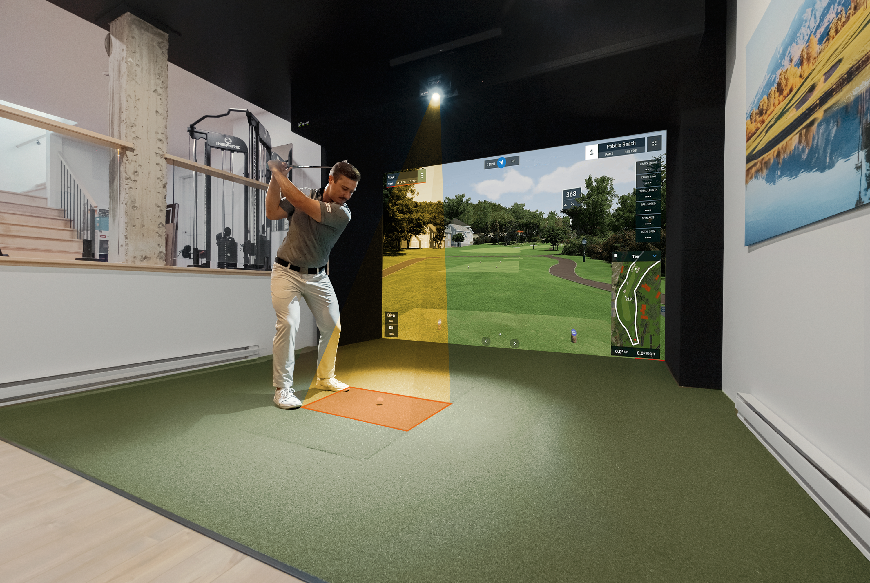 IDRA 2 golf simulator