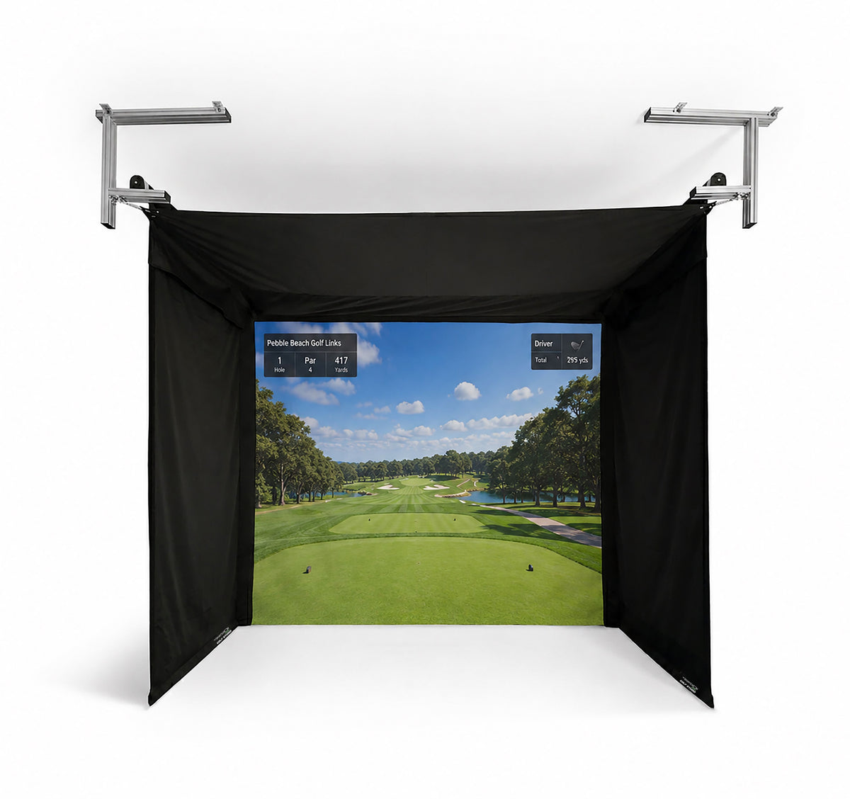 SportScreen Retractable Enclosure | VANISH Series Golf Simulator Enclosure | $2,999