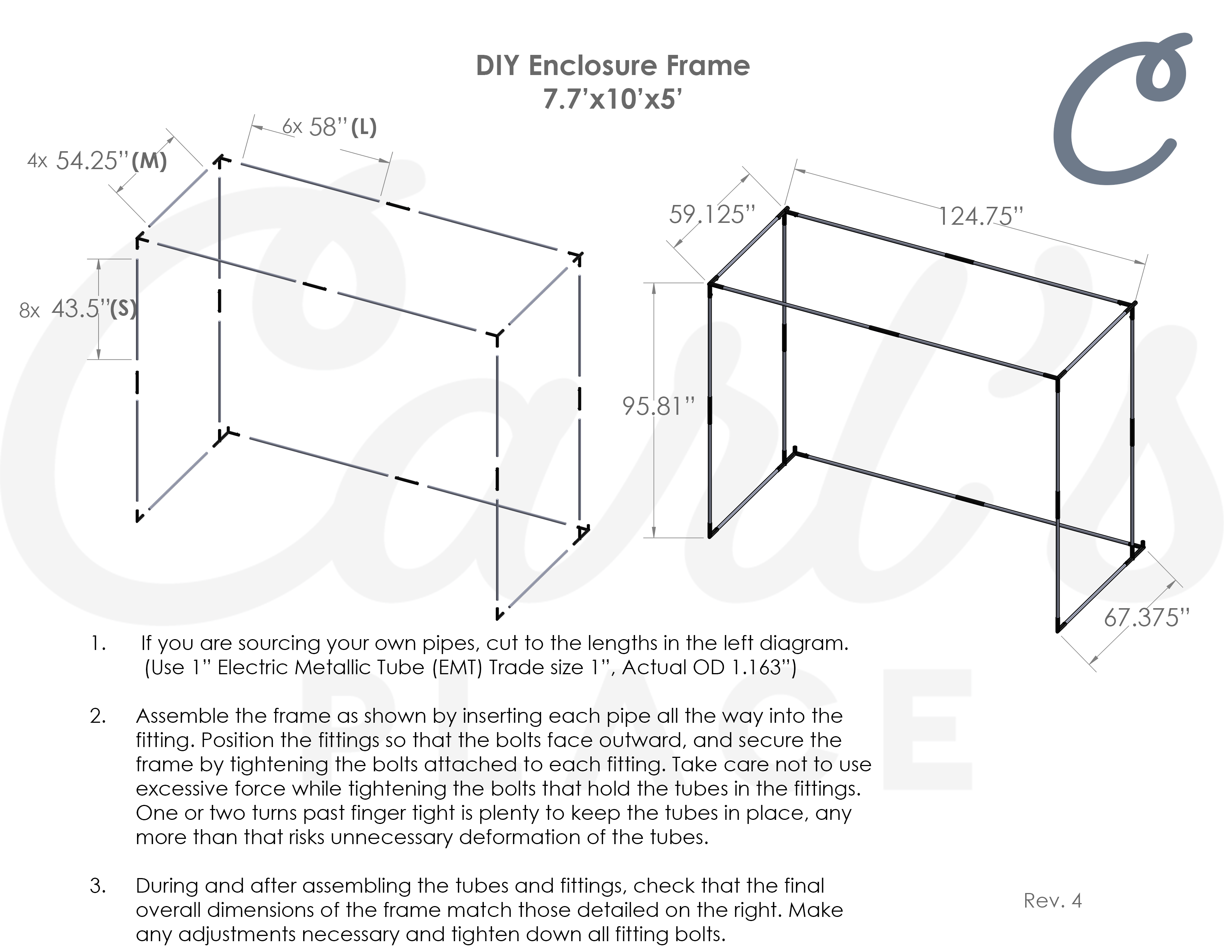 Carl's Place DIY Golf Sim Enclosure with Impact Screen
