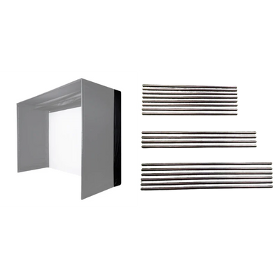 Carl's Place Back Cover Pipe Kit for Pro Golf Simulator Enclosure
