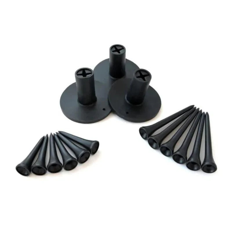 Carl's Place Golf Mat Tee Pack - Driver & Iron Tees for Golf Simulators