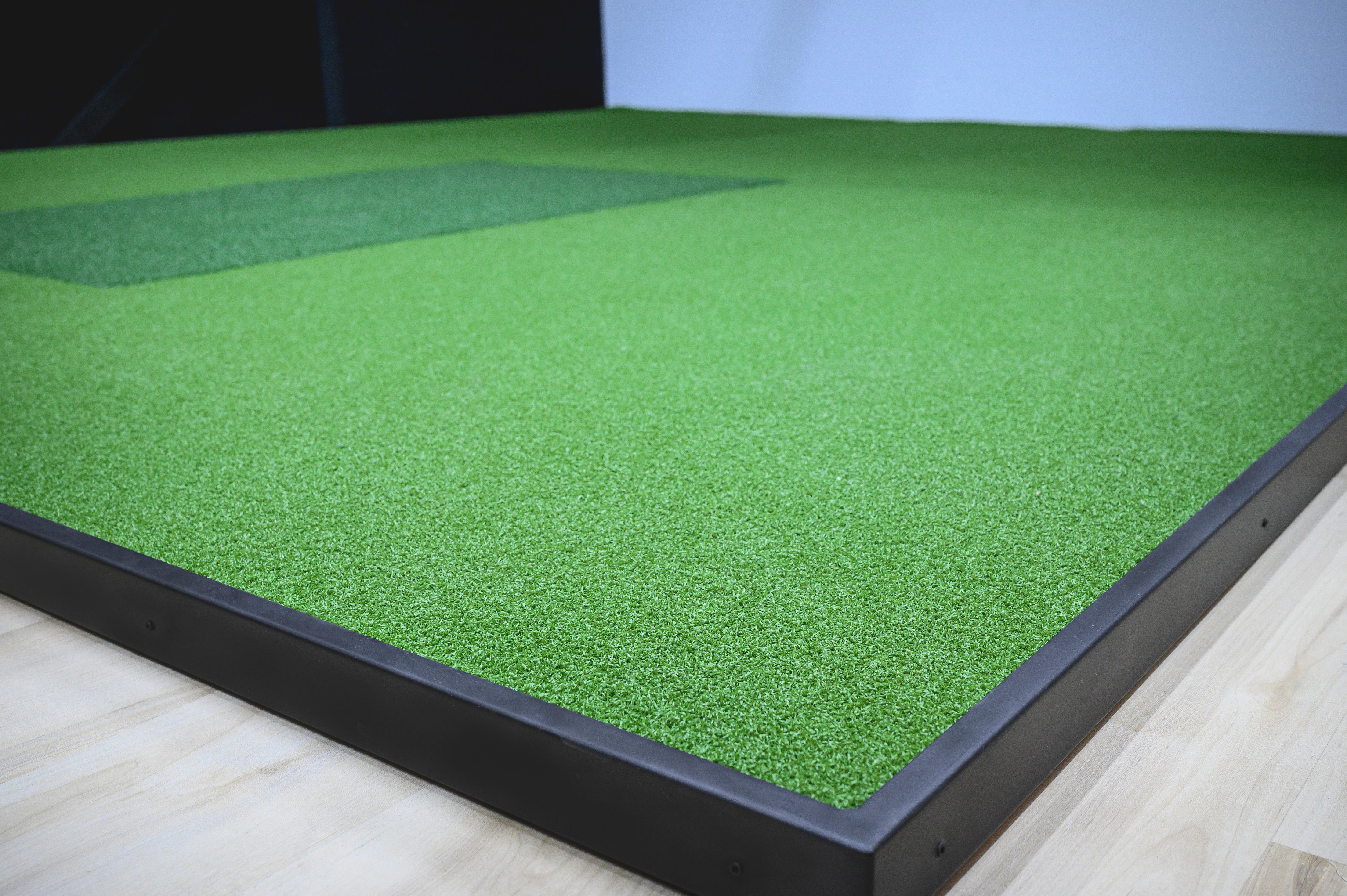 Golf simulator flooring