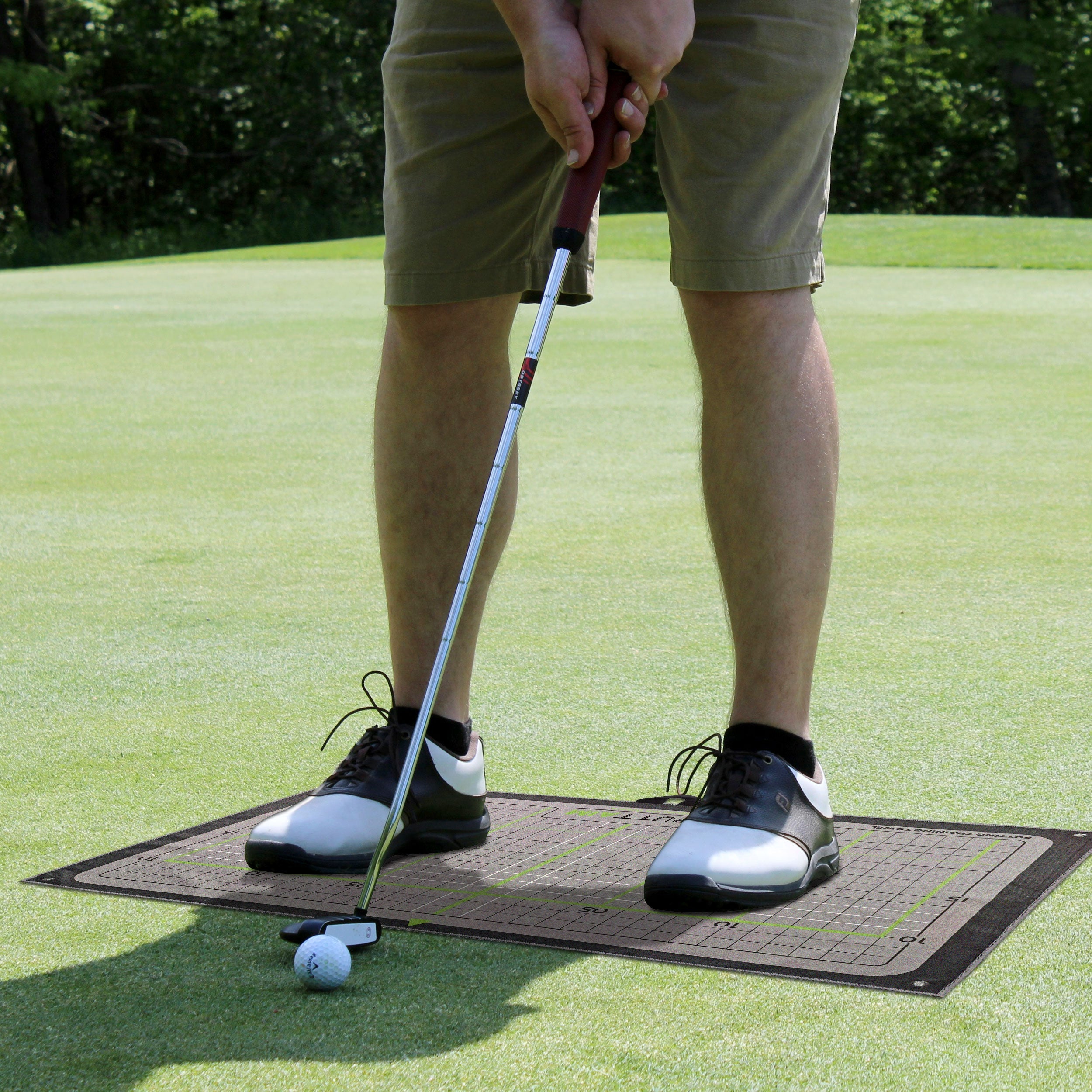 PuttAIM Training Towel – Golf Putting Alignment & Cleaning Towel