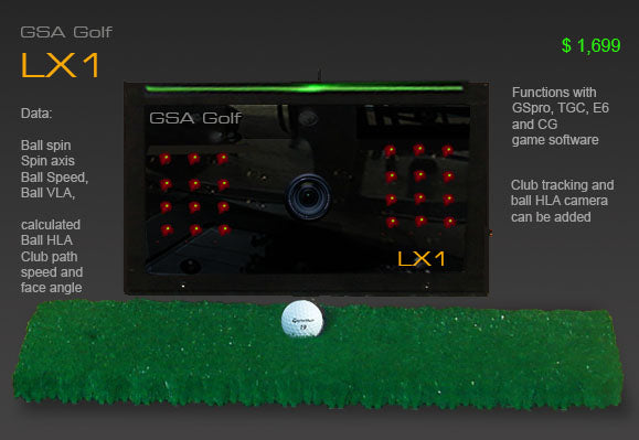 GSA Golf VIsTrak LX1 Launch Monitor