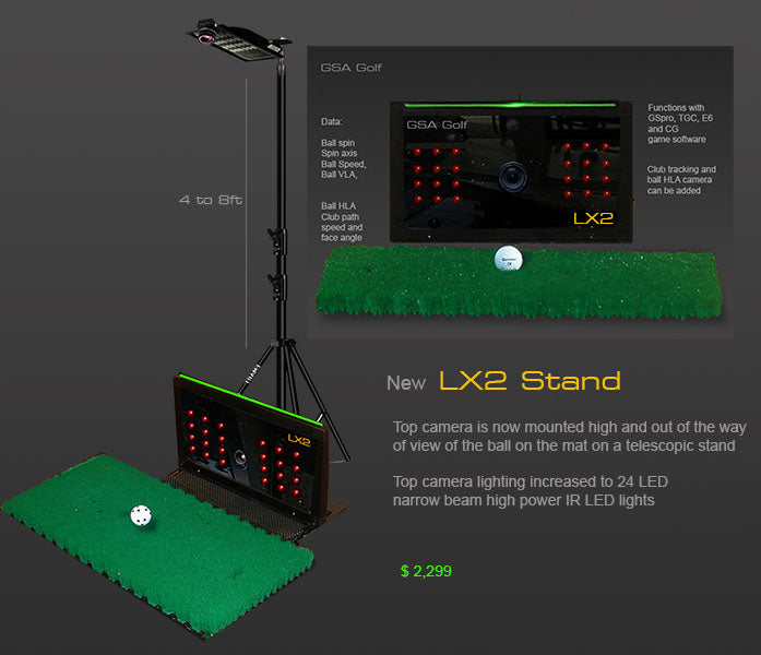 GSA Golf VisTrak LX2 Launch Monitor