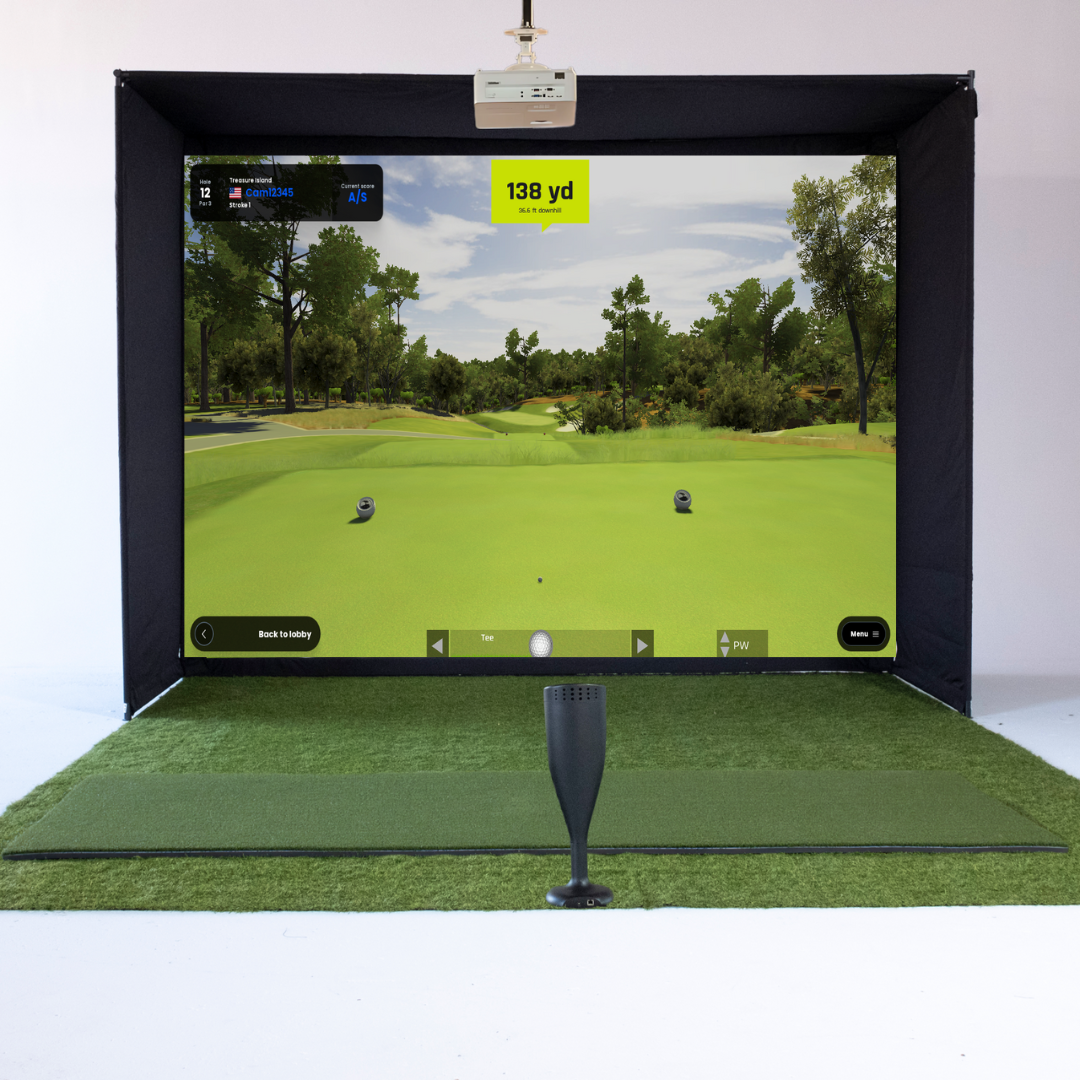 RSG One Studio Bundle – Complete Golf Simulator Studio for Home