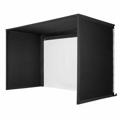 Carl's Place Pro Golf Simulator Enclosure Kit With impact Screen