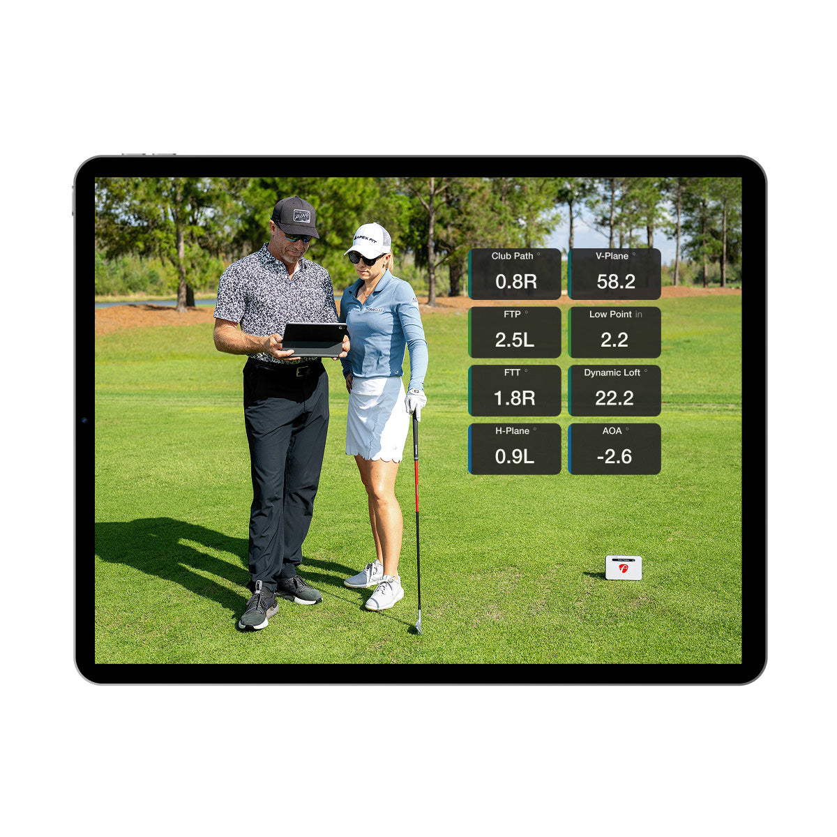 FlightScope Mevo+ Pro Package Golf Simulator Software: Advanced D-Plane Data & Analysis
