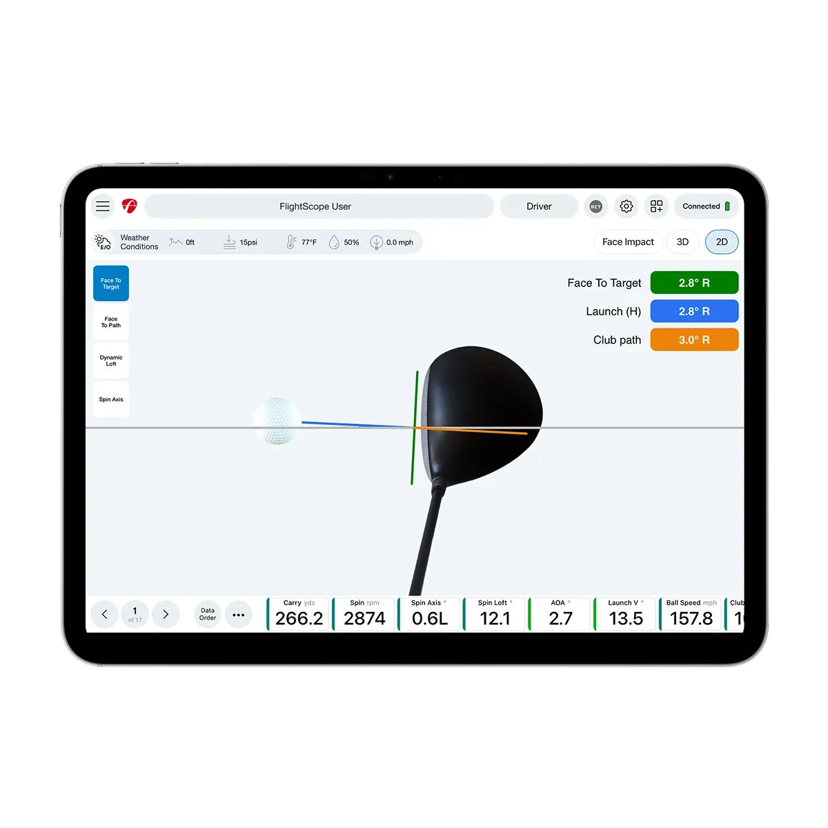 FlightScope Pro Package Golf Simulator Software