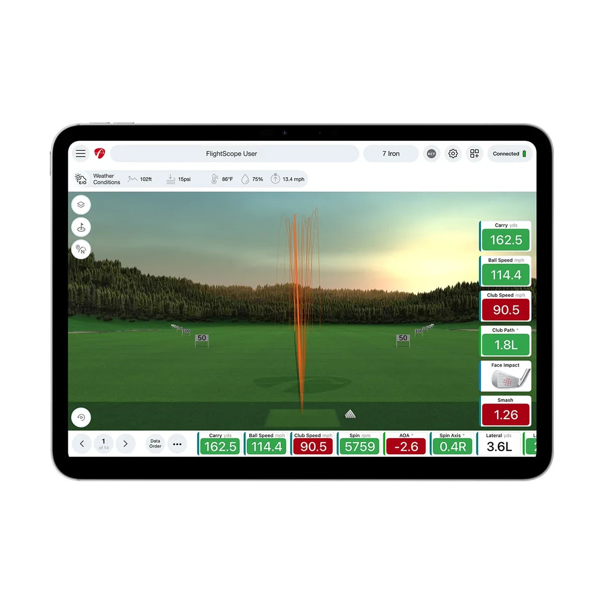 FlightScope X3C: Professional Golf Launch Monitor for Unmatched Accuracy