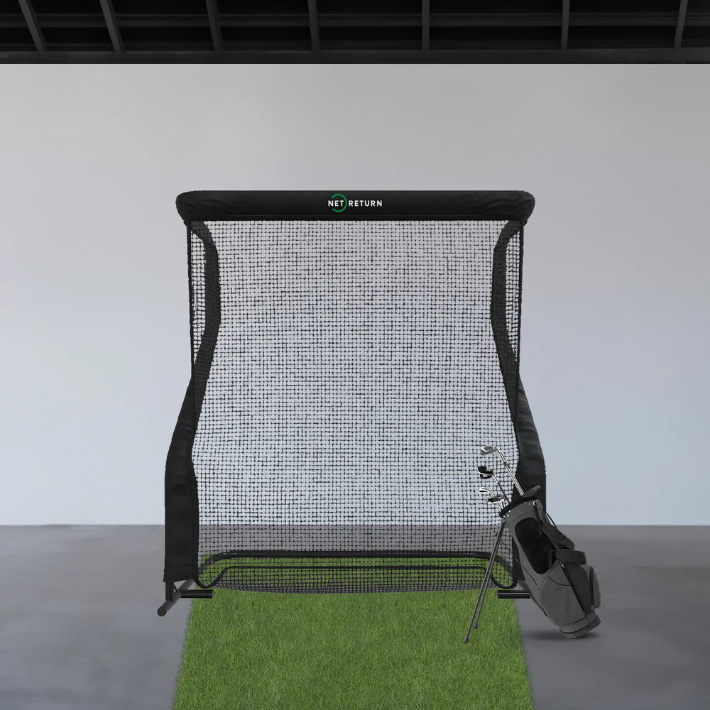 The Net Return Pro Series Golf Package | Choose Your Net & Turf Size | Complete Home Golf Setup