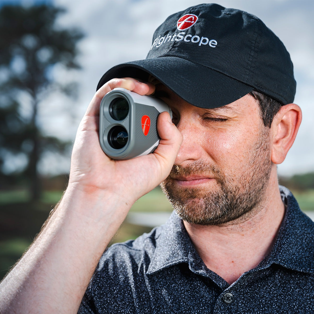 Accurate rangefinder flightscope