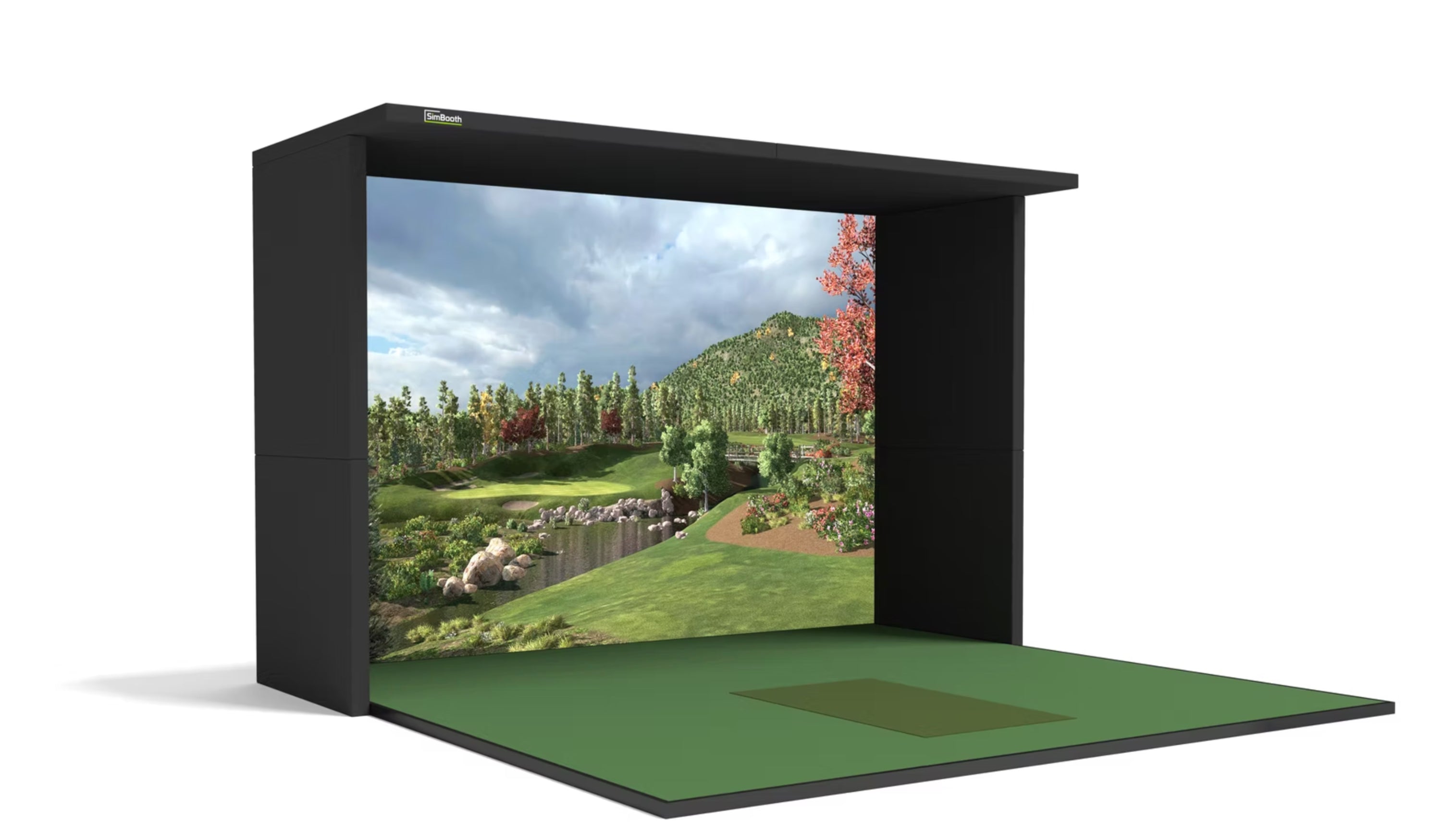SimBooth 2 Golf Simulator Enclosure