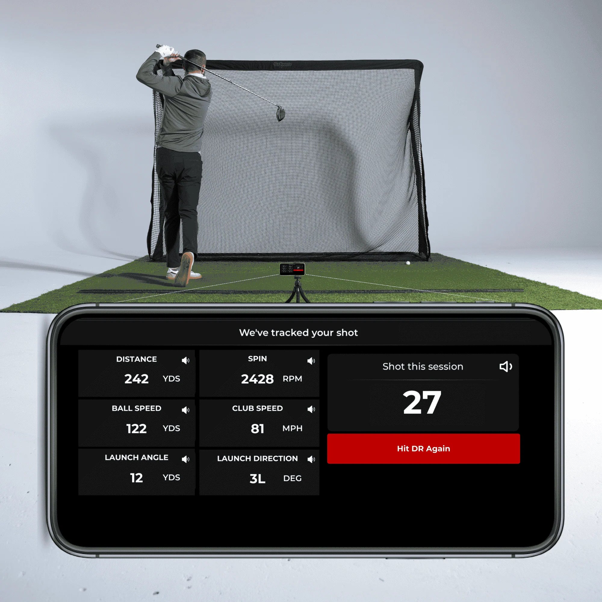golf simulator net