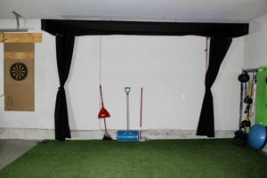 Retractable Golf Simulator Hybrid Enclosure - The SportScreen VANISH LITE