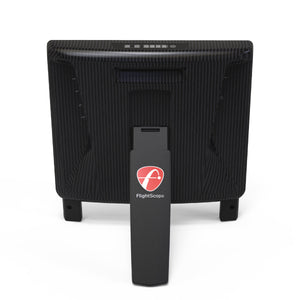Flightscope x3c carbon launch monitor back side