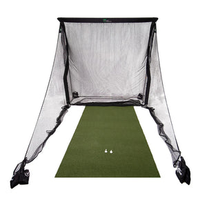 The Net Return Pro Series Golf Package | Choose Your Net & Turf Size | Complete Home Golf Setup