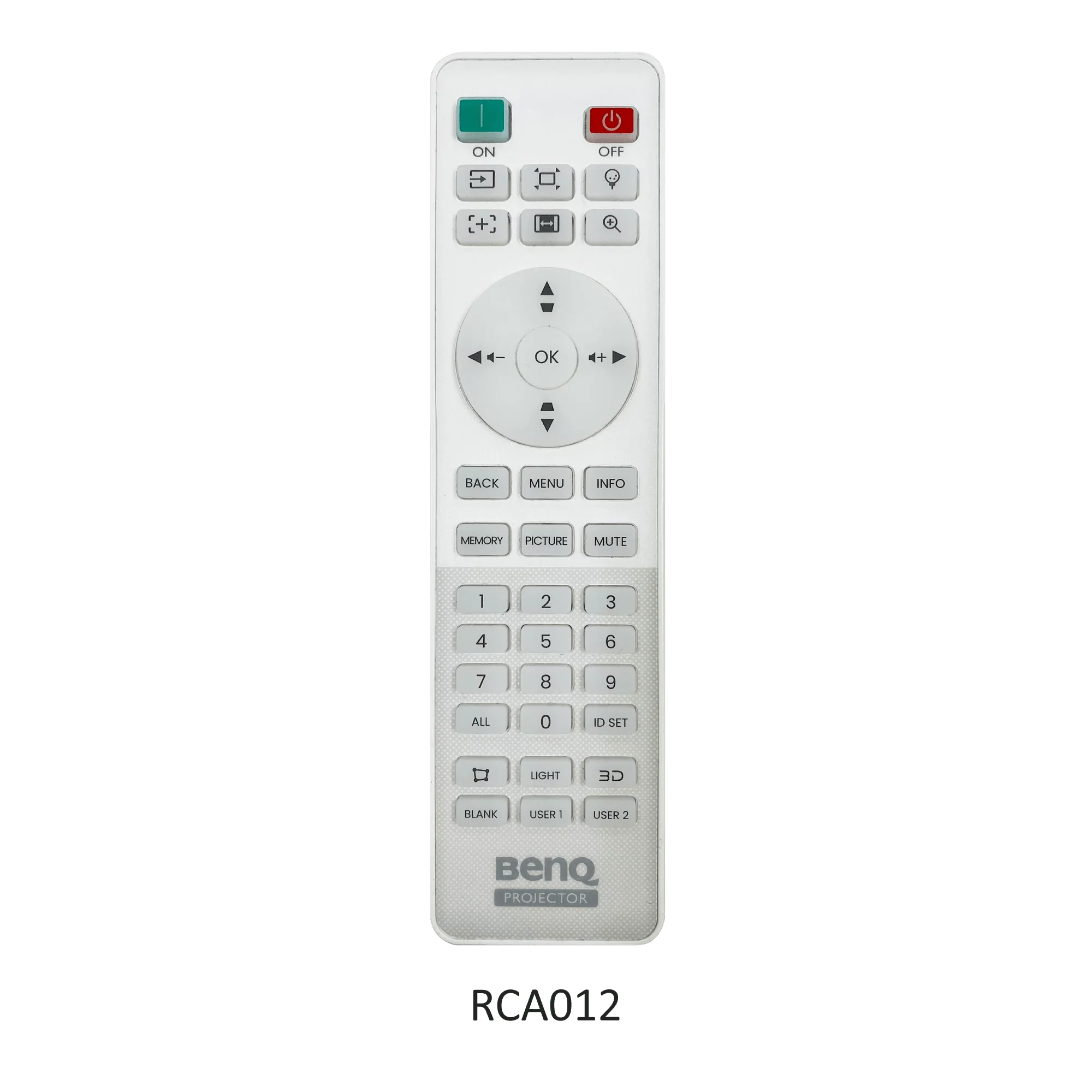 Benq ah700st golf projector remote