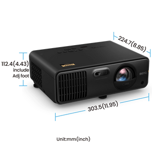 Benq ah700st gol sim projector dimensions
