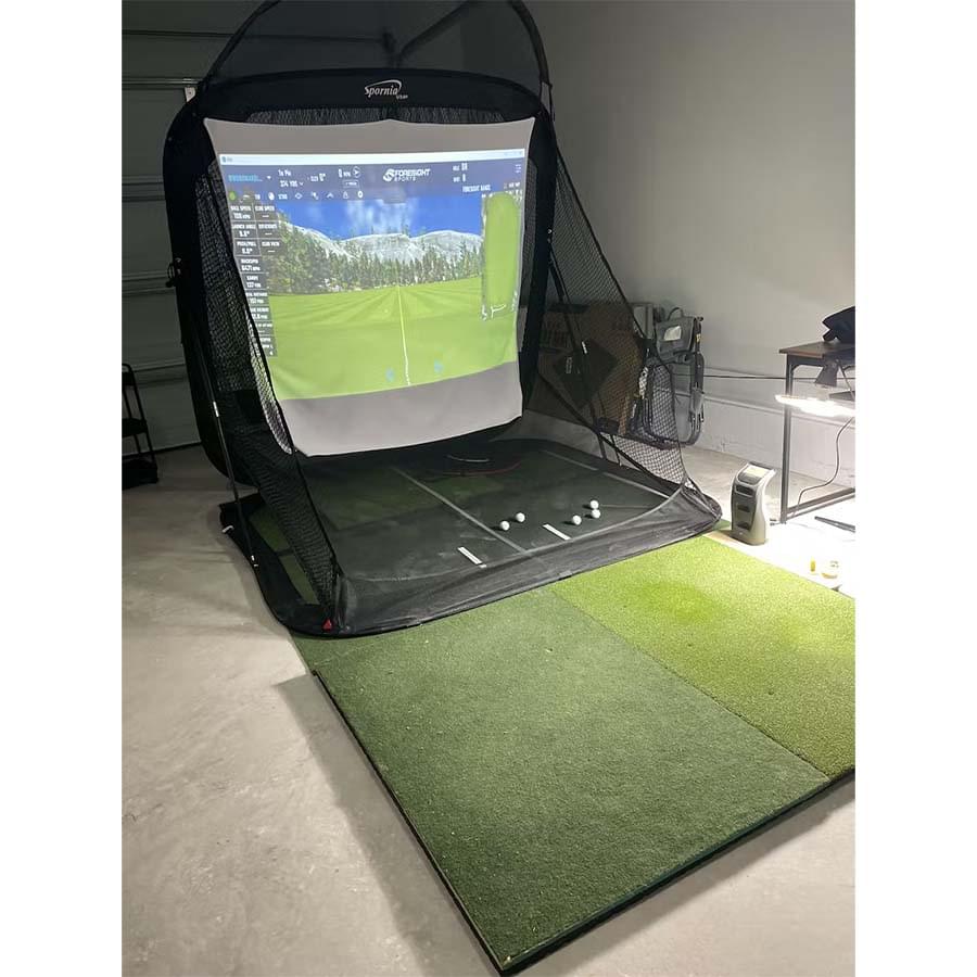 Golf Simulator White Target Sheet - Spornia Golf Practice Net
