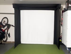 Retractable Golf Simulator Hybrid Enclosure - The SportScreen VANISH LITE